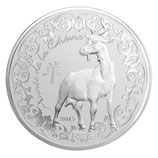 10 euros argent Année de la chèvre 2015