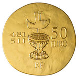 50 euros Clovis 2011 en or 1/4 oz