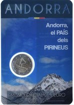 2€ Andorre BU le pays des Pyrénées - 2017