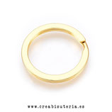 Llavero dorado anilla sin cadena 28mm LLA-P01  (4 unidades)