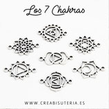 Conector Espiritual  Lote 7 chakras  (7 piezas)