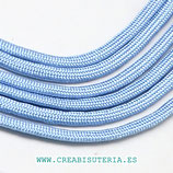 CESCALADA020 - Cordón de Nylon de Escalada  4mm  Azul claro bebé (3 Metros)