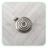 Colgante CELTA  Espiral pequeño - plateado -  Hipoalergénico P1100Y-NF (10 unidades)