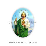 Cabuchón Cristal Religión - San Judas Tadeo - Versión 2 Cartagena (Martillo)