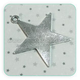 COLGANTE STAR/006  plata vieja  MUY GRANDE - Unidad