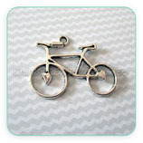 Charm TRANSPORTES -  bicileta mediana plata vieja corazon ruedas CHAOOO-R15503m (10 unidades)