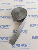 NEU ! Silent Sport Auspuffband / Hitzeschutzband Grau Schmal - 3cm