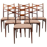 Set of Six Dinning Chairs from the 1960s