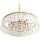 Beautiful Cut Crystal Chandelier by Bakalowits