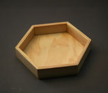 SUPPORT BOIS HEXAGONE A BORD