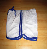 Sport - Meshshorts weiss blau