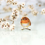 ROTKEHLCHEN BROSCHE, VOGELBROSCHE, ROTKEHLCHEN, ROTKEHLCHEN PIN