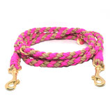 Leine "BEIGE & PINK"