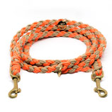 Leine "ORANGE & BEIGE"