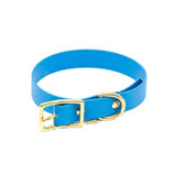Biothane Halsband "HELLBLAU"