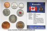 KMS 1Cent - 2 Dollars Kanada Gemischt Jahrgang