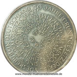 10 Mark 50 Jahre Grundgesetz der Bundesrepublik Deutschland 1999