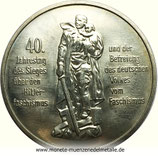 10 Mark 40 Jahrestag der Befreiung vom Faschismus Deutsche DDR 1985