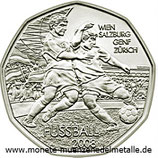 5 Euro Fussball  Österreich 2008