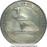 5 Reichsmark Grenze der Rhein Deutsche Reich 1930