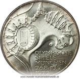 10 Mark Olympischen Geländes Deutschland 1972