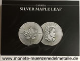 MünzKassette für  1 Unze Silbermünze Mapla Leaf Kanada