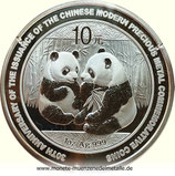 10 Yuan Jubiläum 30 Jahre Panda China 2009