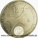 12 Euro  Präsidentschaft Juan Carlos I  Spanien 2002
