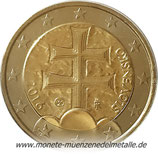 2 Euro Doppelkreuz  Slowakei   2016