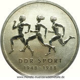 10 Mark Sport Deutsche DDR 1988