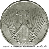 1 Pfennig Hammer und Zirkel DDR Div. Jahrgang