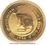 15 Dollar Känguru Nugget Australien 1994