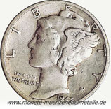 1 Dime frau mit Mitze   USA  1945