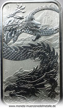 1 Dollar Rechtangular Drache Australien 2023
