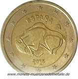 2 Euro Die Höhlen von Altamira Spanien 2015