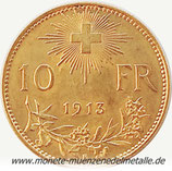 10 Franken Vreneli Schweiz  Div.Jahrgang