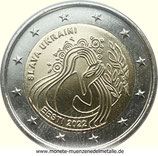 2 Euro Slava Ukraini Estland 2022