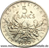 5 Francs Semeuse  1960