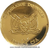 1000 Francs Planet Earth Nigeria 2016