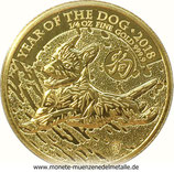 25 Pounds Lunar Year OF The Dog Großbritannien 2018