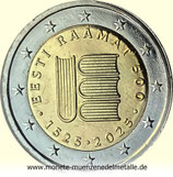 2 Euro 500 Jahre textdruck Estland 2025