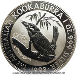 1 Dollar Kookaburra Australien 1992