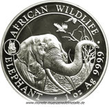 100 Shilling Elefant Privy Mark Hund Somalia 2018