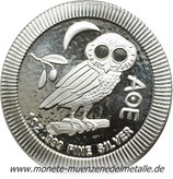 2 Dollar Eule von Athen Div. Jahrgang Niue