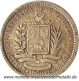 1 Bolivar  Libertados Venezuela  1960