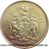 50 Cent Elizabeth II Kanada 1966
