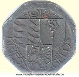 5 Pfennig Kriegsgeld Oberndorf Württemberg Deutschland 1918