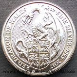5 Pfund Dragon OF Wales Großbritannien 2017