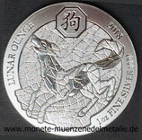 50 Ruanda franc Hund Lunar Ruanda 2018
