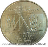 10 Mark Wilhelm Conrad röntgen Deutschland 1995